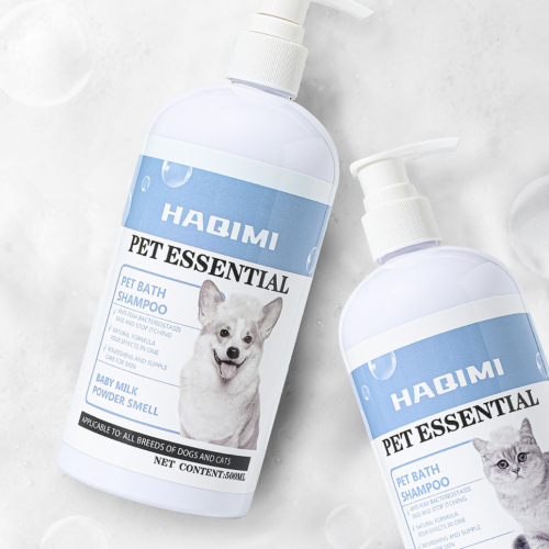 500ml Large Bucket Pet Shampoo, Mild & Clean Dog Cat Bath Soap, Pet Grooming Supplies
