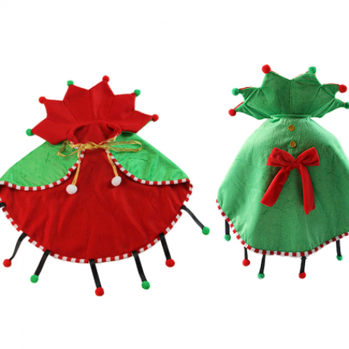 Christmas Pet Costume, Festive Cat Dog Holiday Outfit, Cute Pet Dress-up for Cats & Dogs